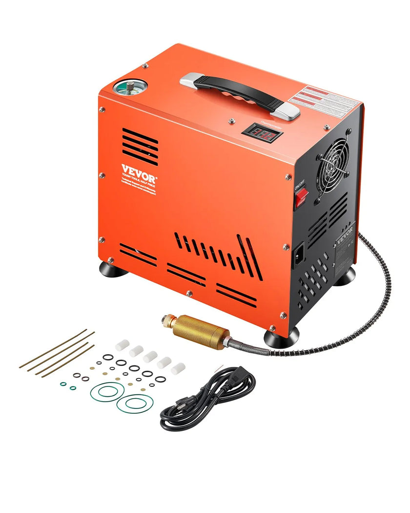 VEVOR PCP Air Compressor 800W Dual-Cylinder PCP Airgun Compressor 4500PSI/30Mpa