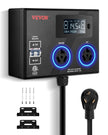 VEVOR NEMA Splitter for Dryer and EV NEMA 10-30P 2x 10-30R 3.4'' LCD Screen ETL