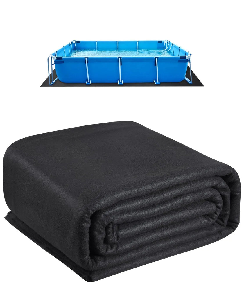 VEVOR 16x32ft Rectangle Pool Liner Pad Heavy Duty Pool Mat Prevent Punctures