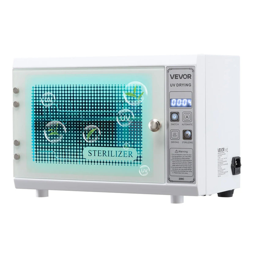 VEVOR Nail Tool Cleaning Machine 12L Large Capacity Tool Cleaner Various Modes