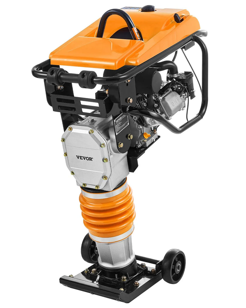 VEVOR 6.5 HP 196 cc Fuel Power Jumping Jack Vibratory Rammer Tamper Compactor