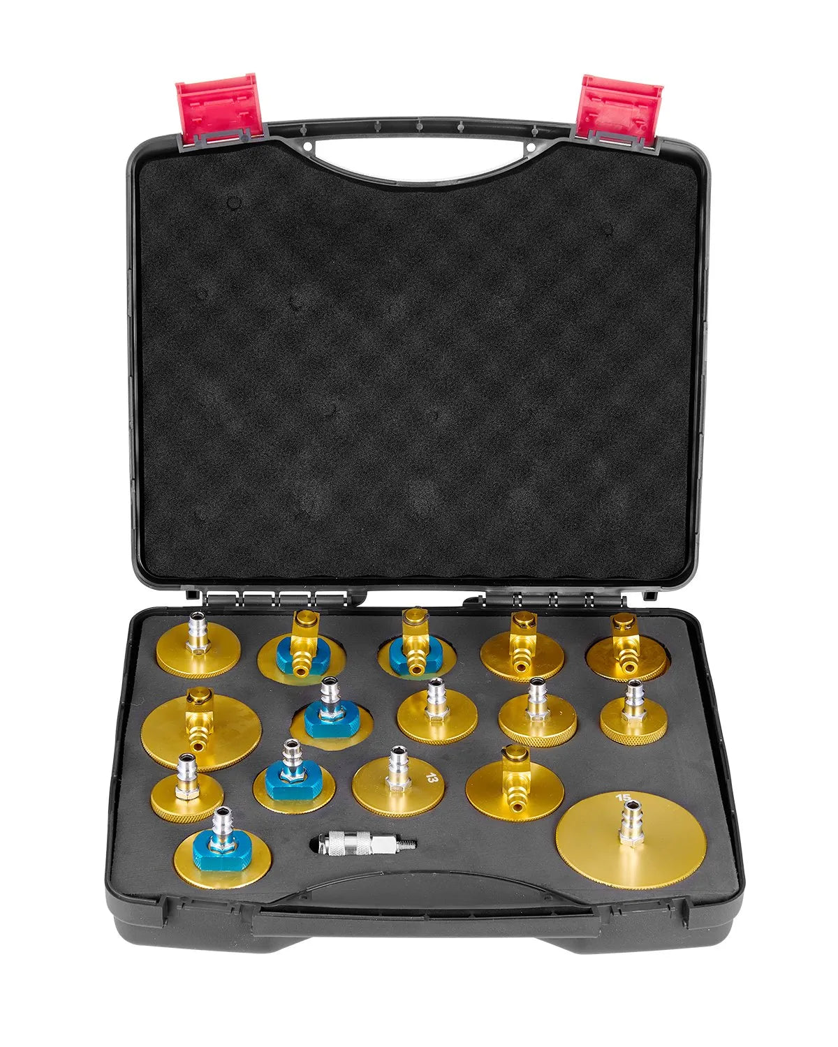 VEVOR 17 Pcs Brake Master Bleeder Kit Brake Bleeder Adapter Set for Most Vehicles