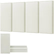 VEVOR 4 PCS Acoustic Wall Panels 2 in Thick 23.6 x 11.8 in Self-adhesive Beige