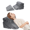 VEVOR Orthopedic Bed Wedge Pillow 4 Pcs Adjustable for GERD Sleep Back Leg Neck