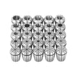 VEVOR 25 pcs ER32 Collet Set, 1/16''-13/16'', ER32 Spring Collet Chuck Set, 0.0006
