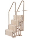 VEVOR 4-Step Taupe Pool Ladder of 2 Handrails Supports 400 lb for 48-54 In Pools