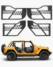 VEVOR 4-Door Jeep Tube Doors Jeep Tubular Door for 2018-2024 Jeep Wrangler JL