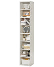 VEVOR 8 Tiers Narrow Bookshelf 71