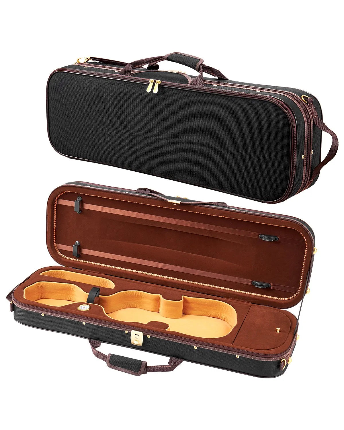 Portable Nylon Fabric 4/4 Full Size Violin Case Anti-Scratch Travel Carrying Bag