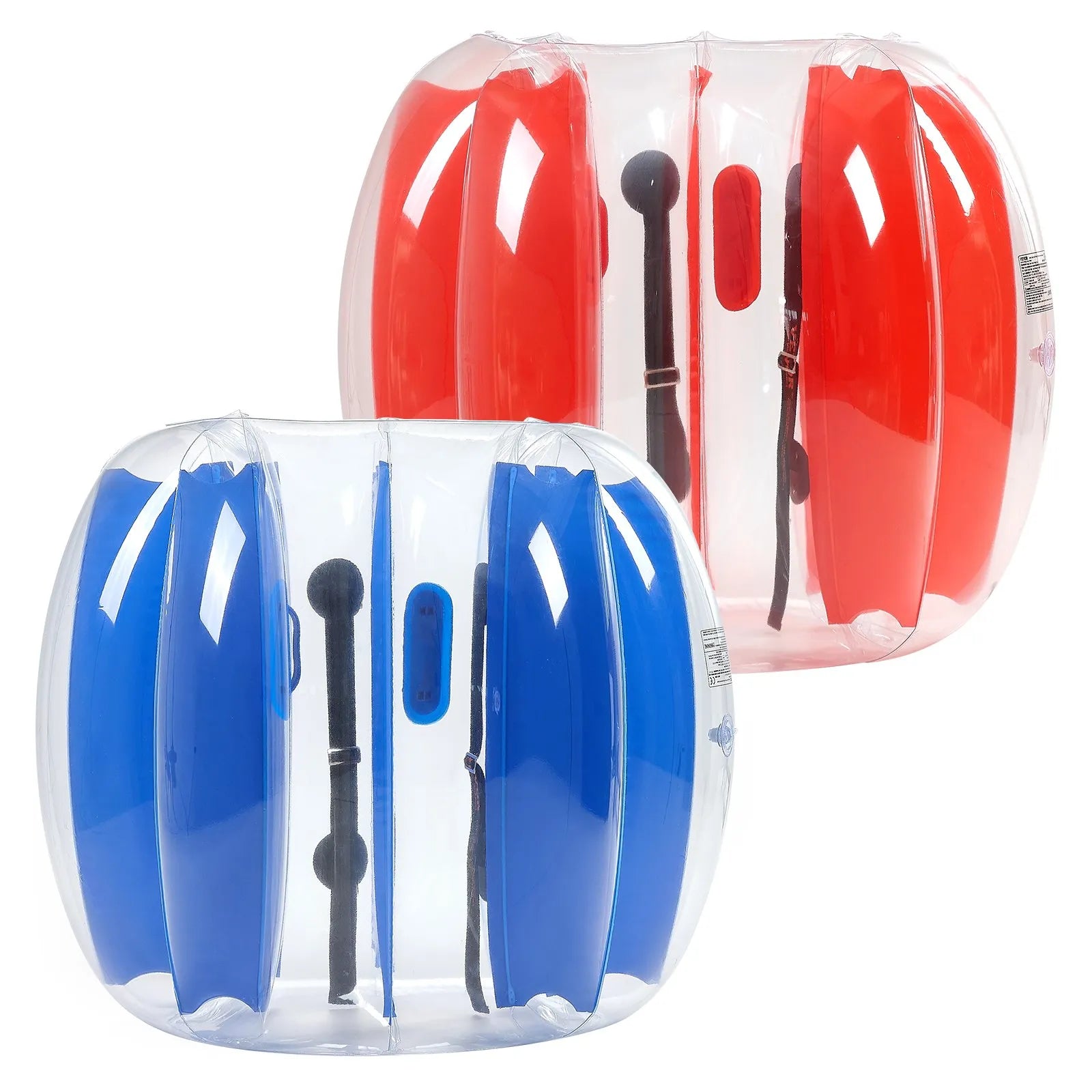 VEVOR 2-Pack 4FT/1.2M Inflatable Bumper Balls PVC Body Sumo Zorb Ball Outdoor
