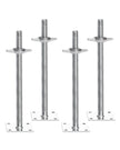 VEVOR 4-Pack Adjustable Leveling Jacks Solid Screw for Baker-Style Scaffolding
