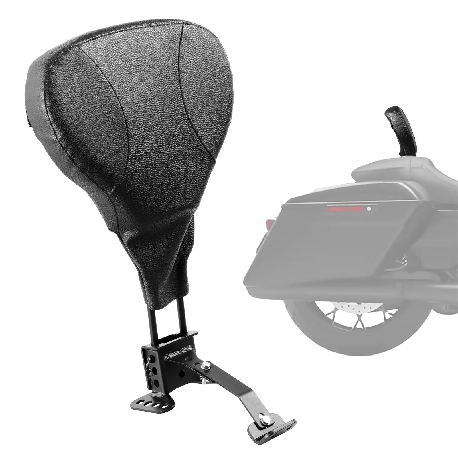 VEVOR Motorcycle Rider Backrest Sissy Bar for Harley Touring Models 2009-2024