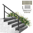 VEVOR Outdoor Handrail 165LBS Load Handrail Outdoor Stairs Aluminum Stair Handrail 60 x 35