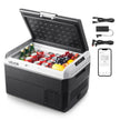 VEVOR 12V Car Refrigerator Portable Freezer 52.8QT Electric Cooler for Camping