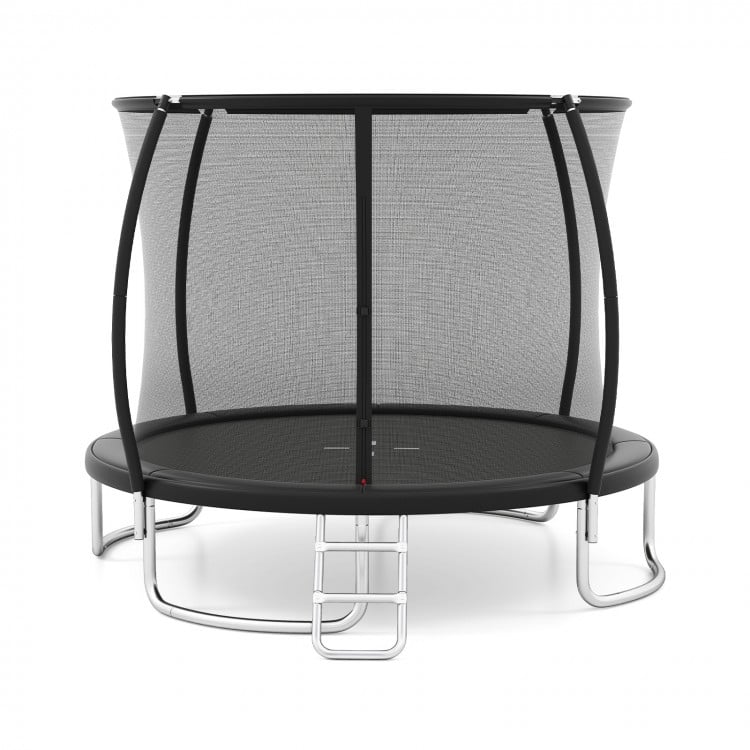 10FT Outdoor Trampoline Heavy-Duty Recreational Trampoline with Safety Enclosure Net