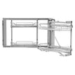VEVOR 2 Tier Blind Corner Pull Out Organizer Chrome Kitchen Cabinet Basket