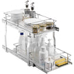 VEVOR 2-Tier Wire Pull Out Cabinet Under Sink Organizer 12