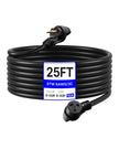 VEVOR 50A Generator Extension Cord 25 ft 250V NEMA 6-50P to 6-50R Power Cable