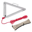 VEVOR 24in Aquatic Weed Rake 3-Sided Foldable Lake Weed Rake Handle 30ft Rope