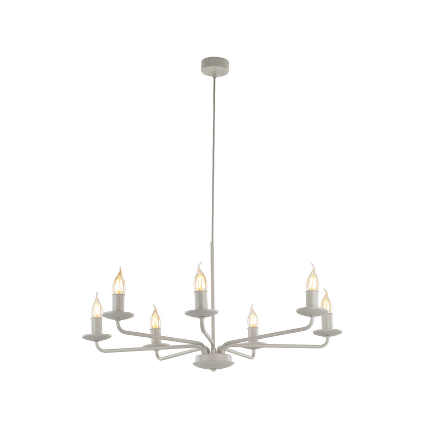 LIMAL Vintage Candle Chandelier Pendant Light for Dining Room, Living Room & Entryway