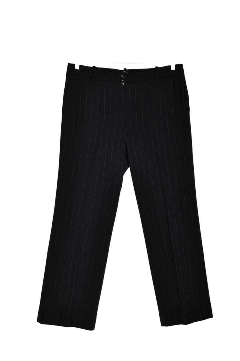 ANN TAYLOR Women Work Pants Regular fit in Black - 12
