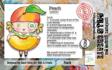 AALL and Create #1025 - A7 Stamp Set - Peach