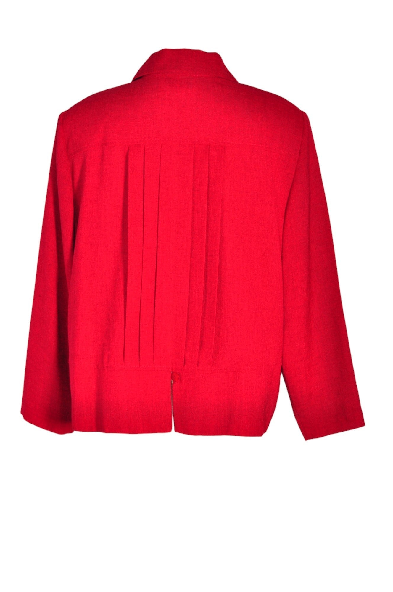 LORI MICHAELS Women Button Down Tops Regular fit in Red - XL
