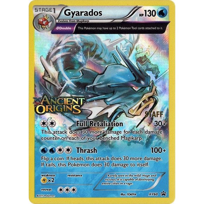 Gyarados - XY60 (Prerelease) [Staff] (XY60) (PR)