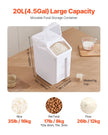 VEVOR 4.5Gal/20L Large Ingredient Storage Container Airtight Kitchen Flour Bin