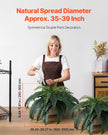VEVOR 2Pcs Artificial Boston Ferns Plastic Fern 35 Branches Indoor Outdoor Decor
