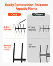 VEVOR 24x8.7 in Pond Aquatic Weed Rake Double-Sided Lake Weed Rake 30ft Rope