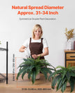 VEVOR 2Pcs Artificial Boston Ferns Plastic Fern 30 Branches Indoor Outdoor Decor