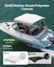 VEVOR 3 Bow Boat Bimini Tops 6'Lx(67