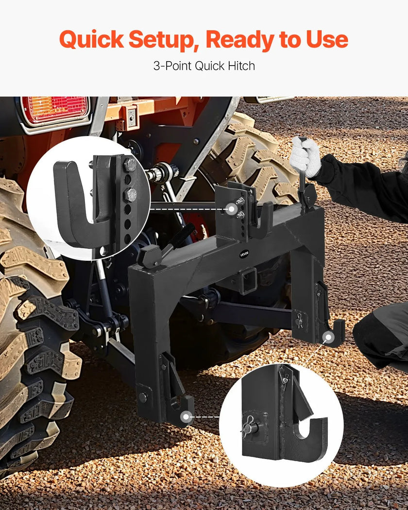 VEVOR 3-Point Quick Hitch 2
