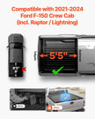 VEVOR 5.5 ft Retractable Tonneau Cover Hard Tonneau Cover for Ford F150