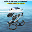 Hydraulic Boat Steering Kit Hydraulic Steering, 300HP Helm Pump, Cylinder, Wheel