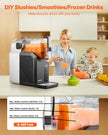 VEVOR 2L Slushy Machine No Ice Needed Frozen Drink Maker 6 Preset Programs Home