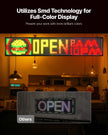 VEVOR 40x8in Programmable LED Sign Digital Scrolling Display Board P10 Fullcolor