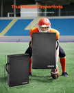 VEVOR 24x16in Football Blocking Tackle Dummy Kick Shield Pad with Handles 2PCS