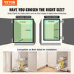 VEVOR 2-Tier Wire Pull Out Cabinet Under Sink Organizer 12
