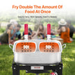 VEVOR 18 Qt Fish and Wing Fryer Aluminum Outdoor Propane Deep Fryer Kit 2 Basket