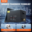 VEVOR 15L Ultrasonic Cleaner Cleaning Machine with Basket Heater and Timer 360W