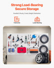 VEVOR 8 x 4 ft Slat Wall Paneling PVC White Garage Slatwall with Accessories