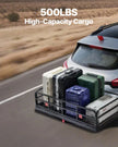 VEVOR 500 lbs Hitch Cargo Carrier Folding Hitch Cargo Carrier for 2
