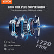 VEVOR 1/5 HP Single Stage Vacuum Pump, 3.5 CFM, 120V AC Air Conditioning Conditioner Vacuum Pump, 1/4