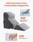 VEVOR Orthopedic Bed Wedge Pillow 4 Pcs Adjustable for GERD Sleep Back Leg Neck