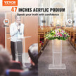 VEVOR Acrylic Podium, 47