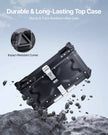 VEVOR 65L Motorcycle Top Case Universal Motorbike Tail Box with Leather Lining