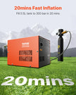 VEVOR PCP Air Compressor 4500PSI PCP Airgun Compressor with Built-in Converter