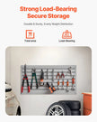 VEVOR 2 x 4 ft Slat Wall Paneling PVC Grey Garage Slatwall with Modular Design